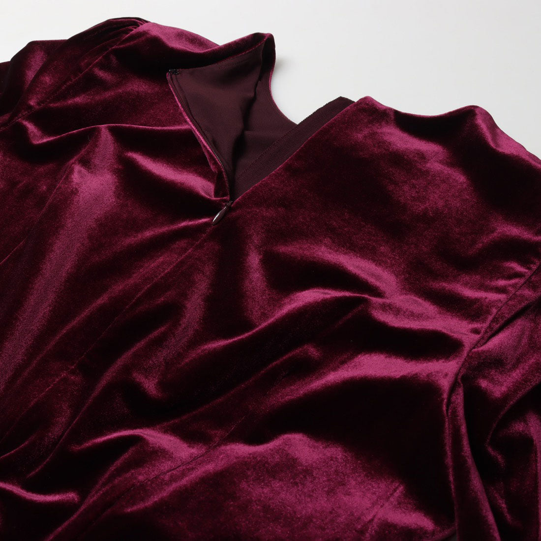 ホブズ HOBBS ASHLEY VELVET DRESS （WARM PLUM） WARM PLUM