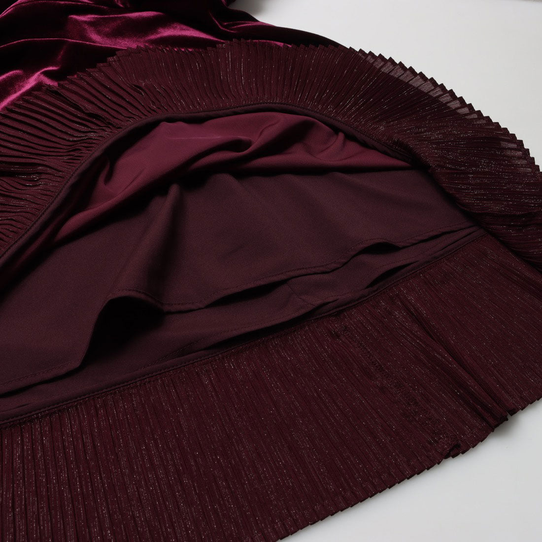 ホブズ HOBBS ASHLEY VELVET DRESS （WARM PLUM） WARM PLUM