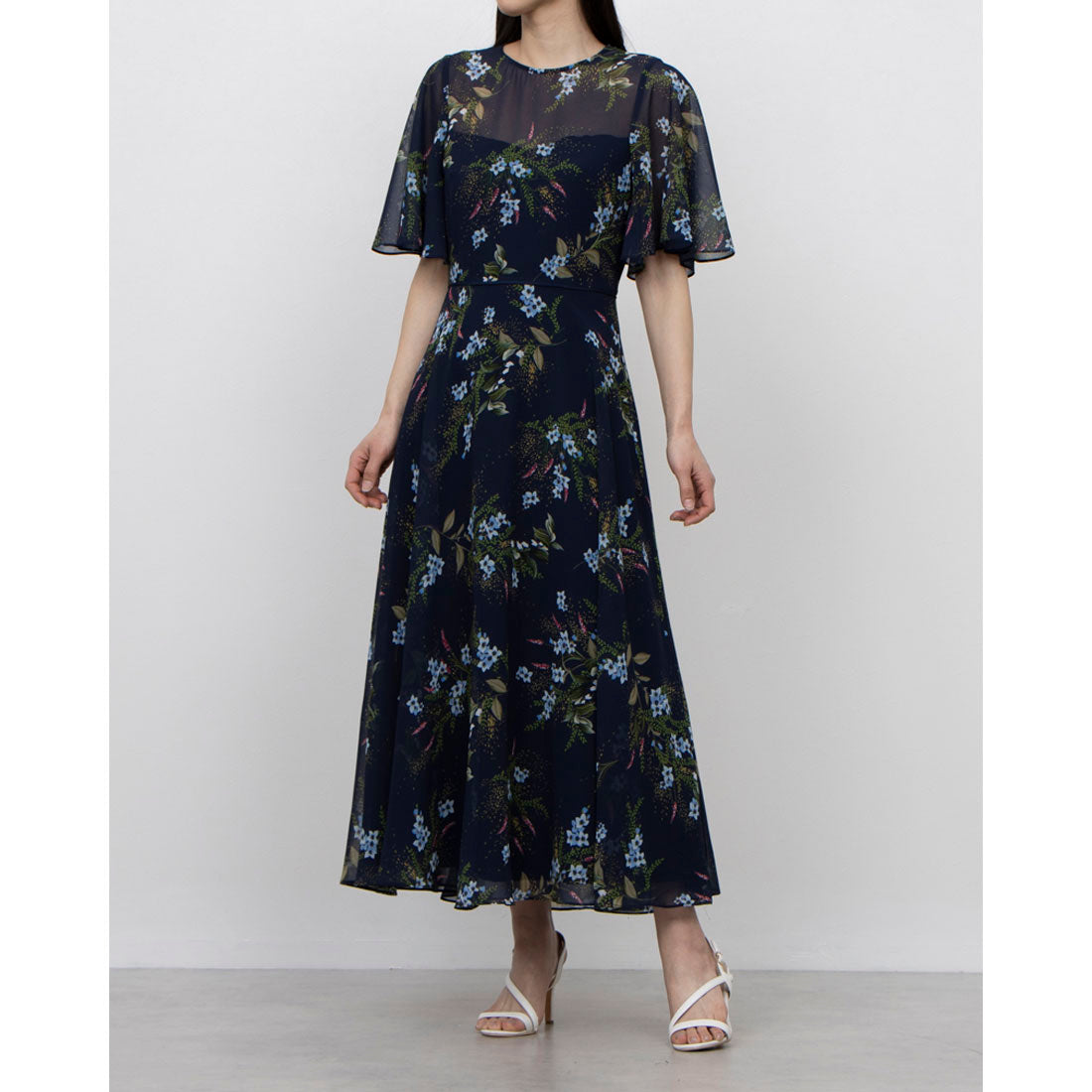 ホブズ HOBBS CALLIE DRESS （NAVY MULTI） NAVY MULTI