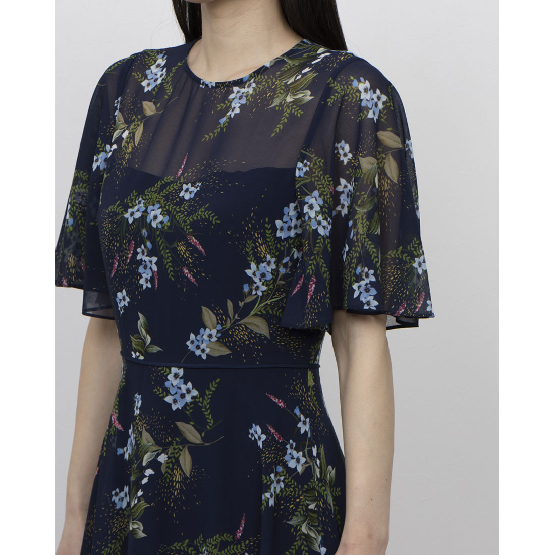 ホブズ HOBBS CALLIE DRESS （NAVY MULTI） NAVY MULTI