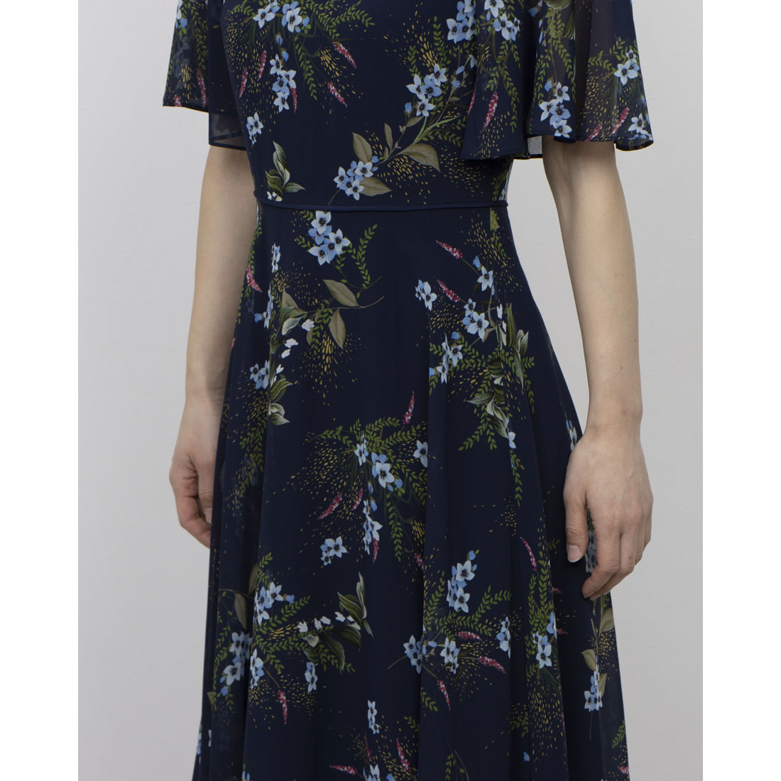 ホブズ HOBBS CALLIE DRESS （NAVY MULTI） NAVY MULTI