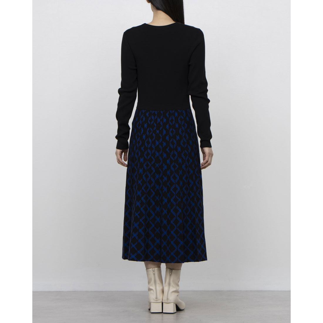 ホブズ HOBBS LARNA KNITTED DRESS （BLACK BLUE） BLACK BLUE