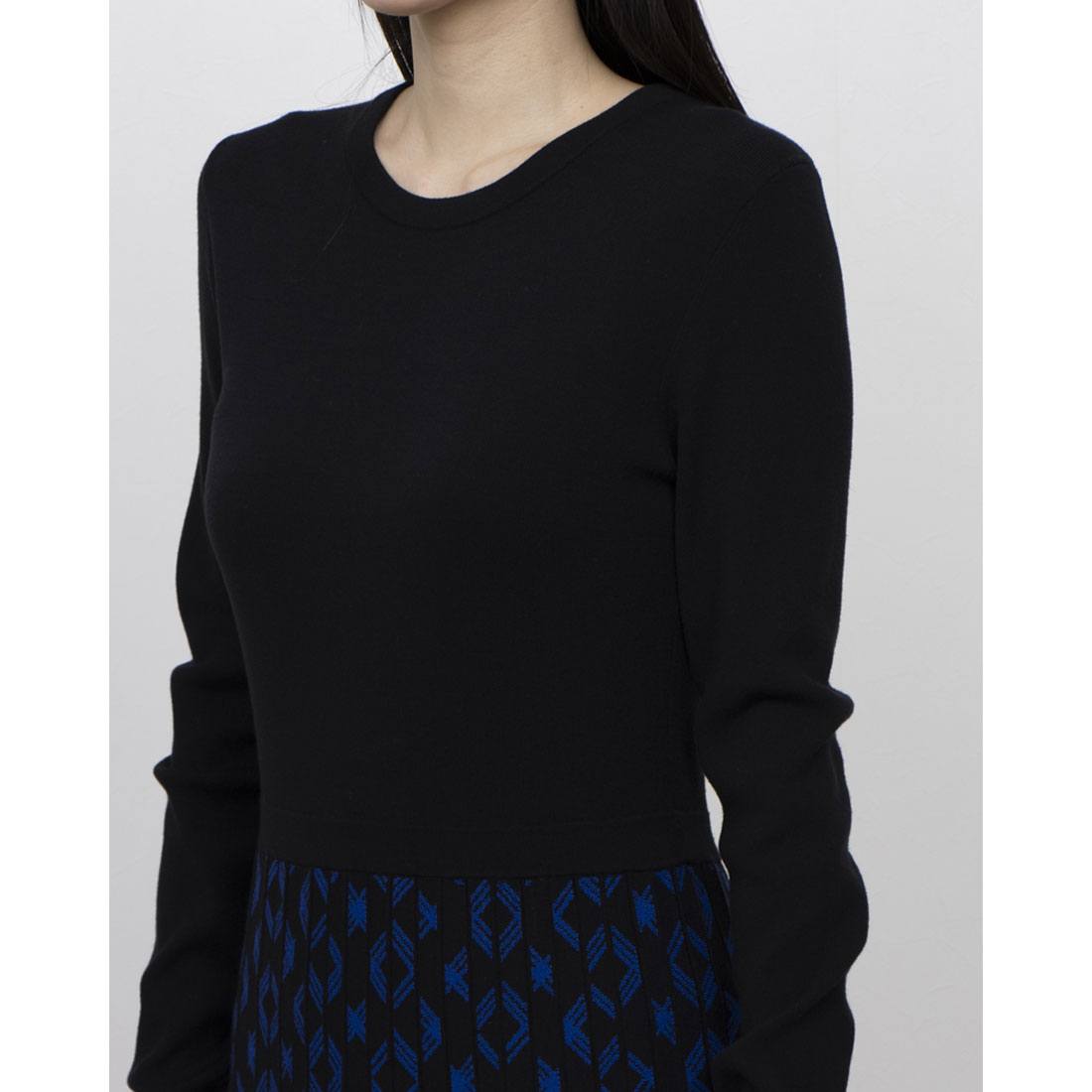 ホブズ HOBBS LARNA KNITTED DRESS （BLACK BLUE） BLACK BLUE