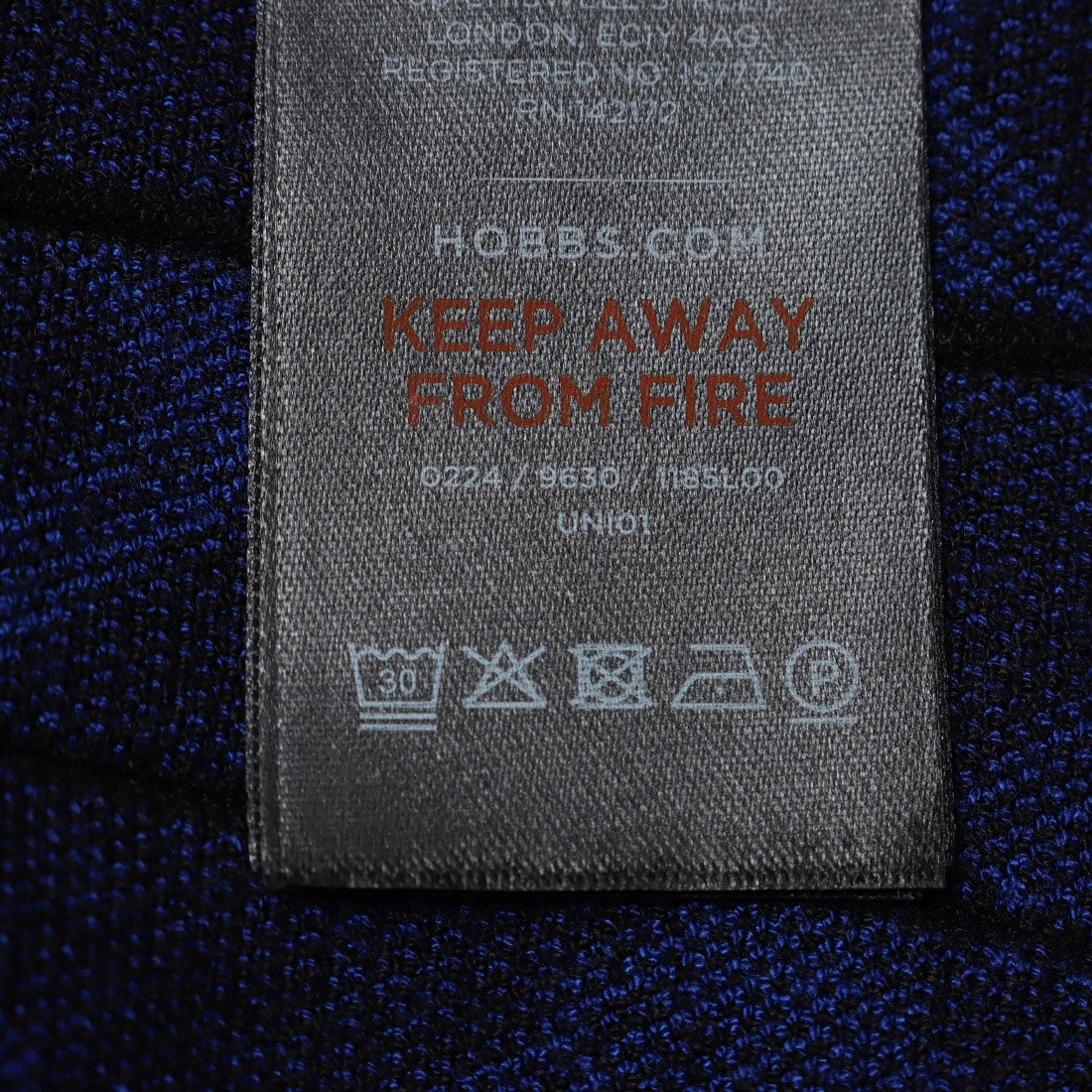 ホブズ HOBBS LARNA KNITTED DRESS （BLACK BLUE） BLACK BLUE