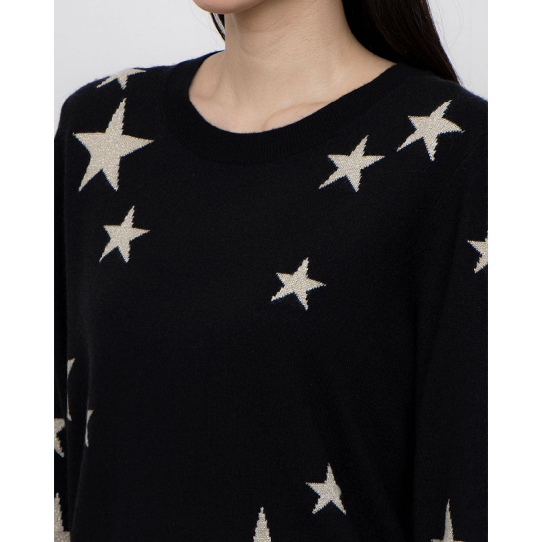ホブズ HOBBS SAMIRA STAR JUMPER （BLACK IVORY） BLACK IVORY