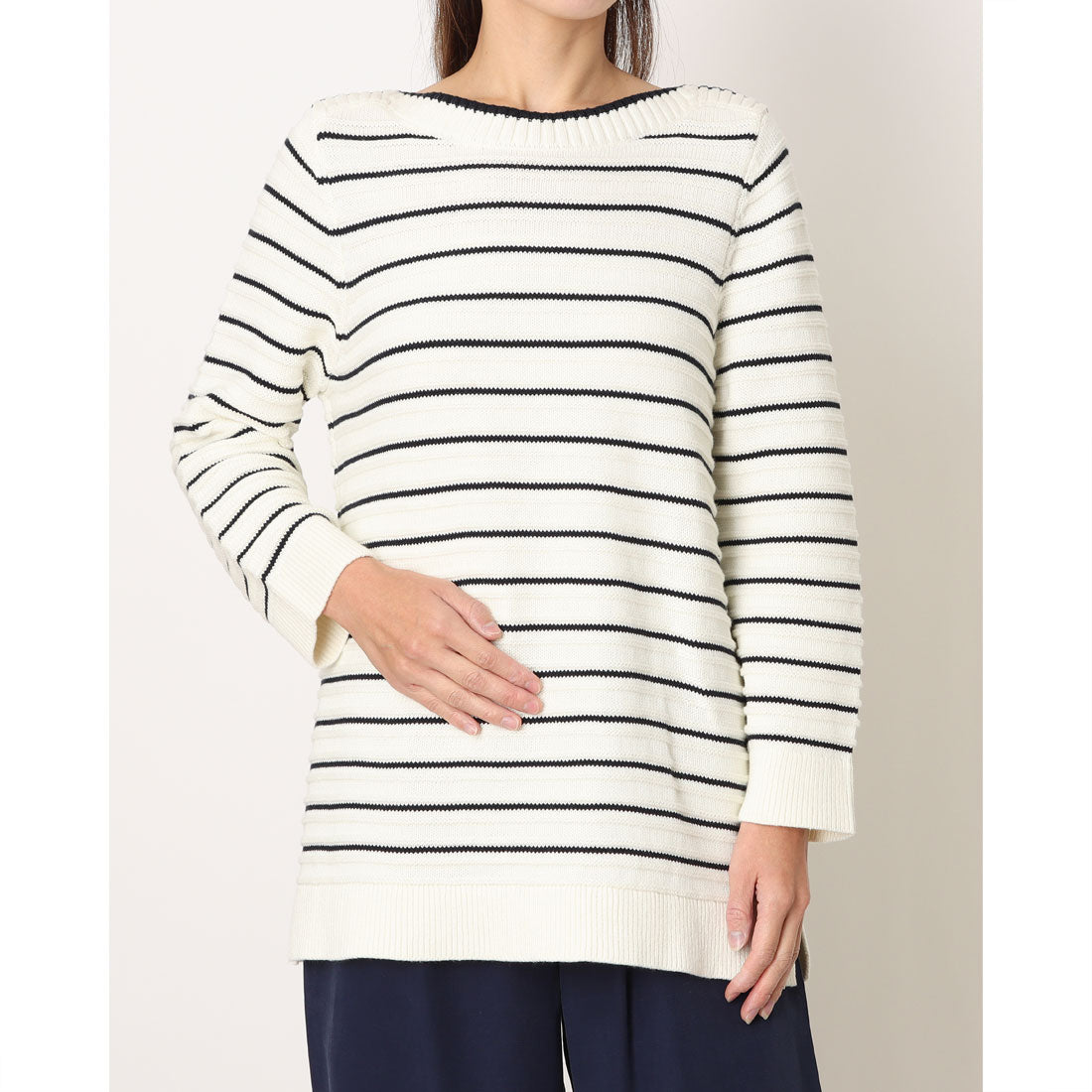 ホブズ HOBBS ANNALISE JUMPER （NAVY WARM IVORY） NAVY WARM IVORY