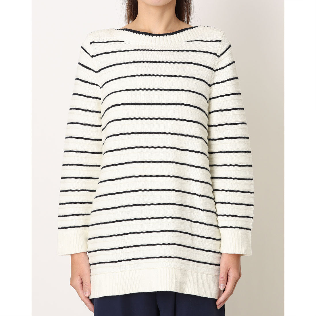 ホブズ HOBBS ANNALISE JUMPER （NAVY WARM IVORY） NAVY WARM IVORY