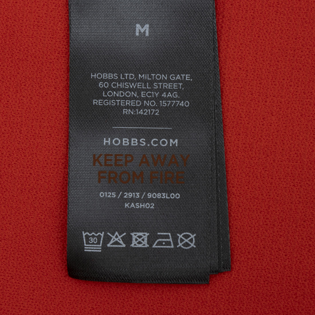 ホブズ HOBBS TALI TOP （SCARLET RED） SCARLET RED