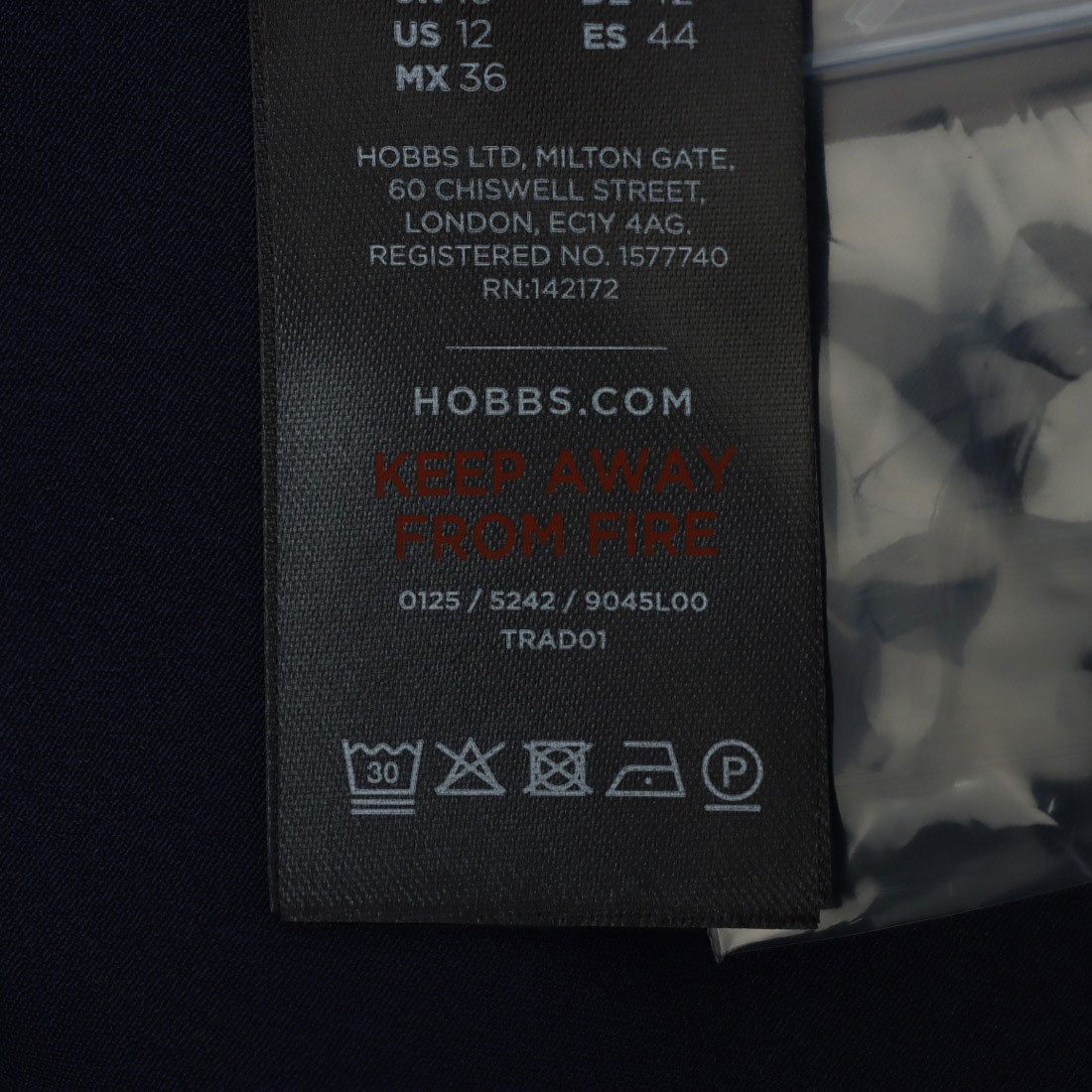 ホブズ HOBBS ROSIE DRESS （NAVY IVORY） NAVY IVORY