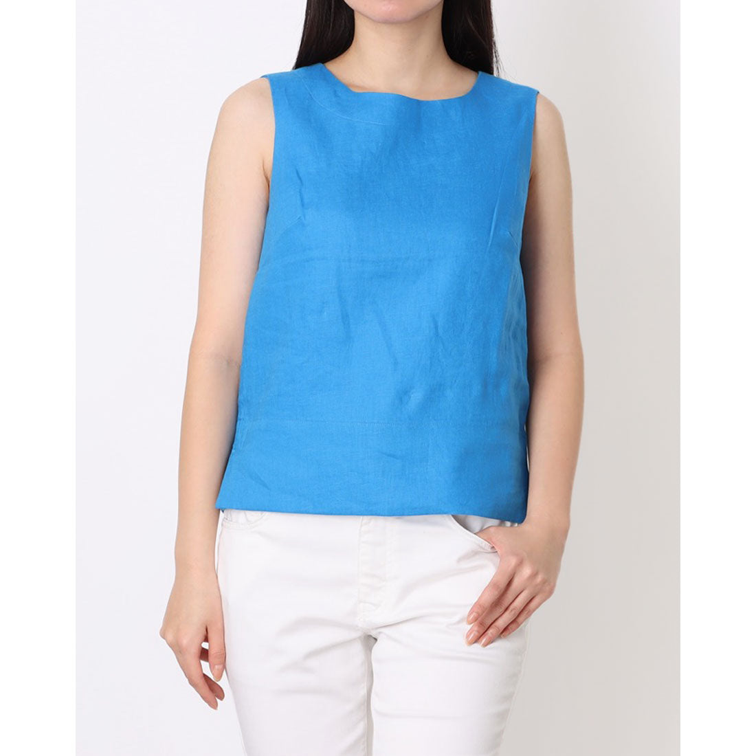 ホブズ HOBBS MALINDI LINEN TOP （FRENCH BLUE） FRENCH BLUE