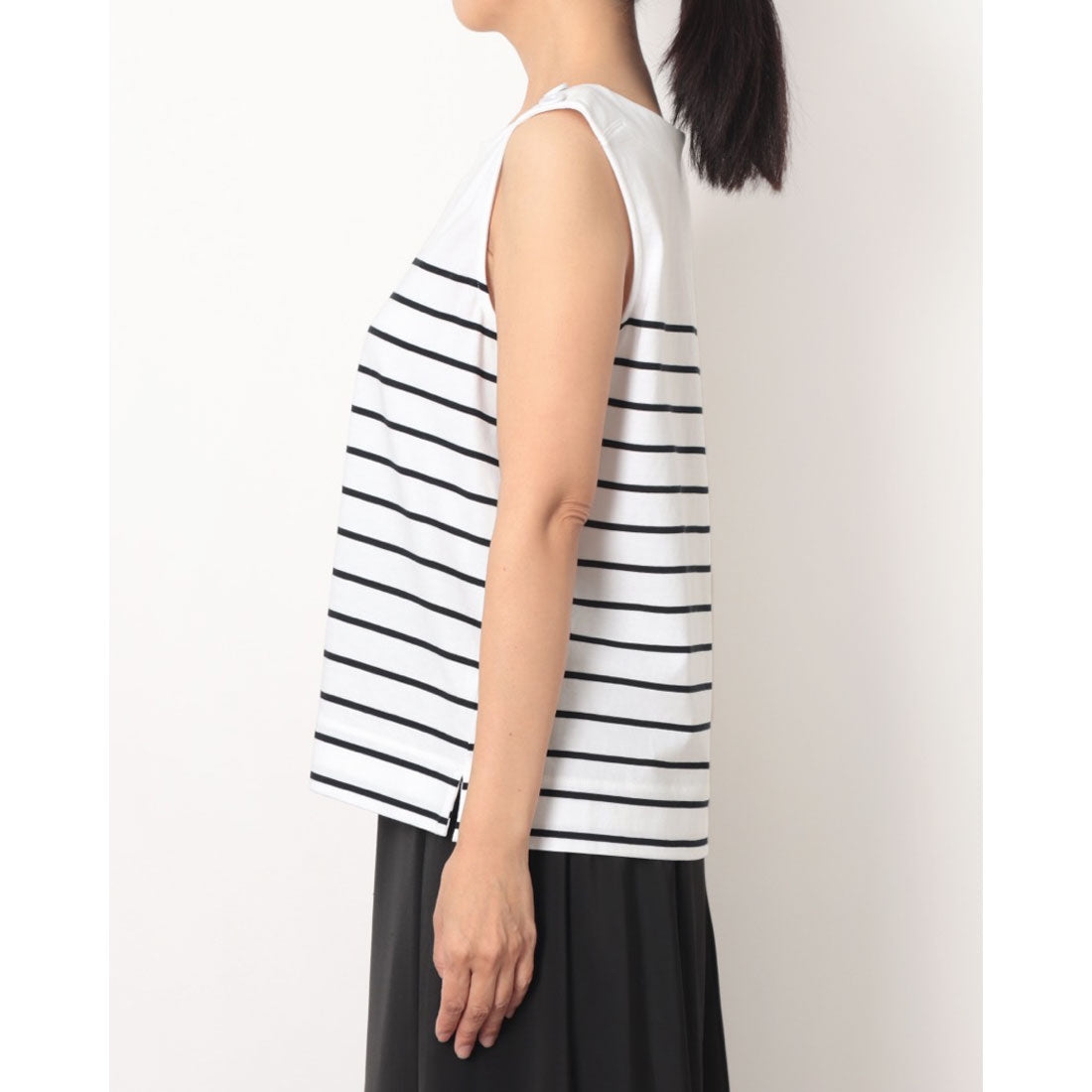ホブズ HOBBS MADDY STRIPED TOP （WHITE NAVY） WHITE NAVY