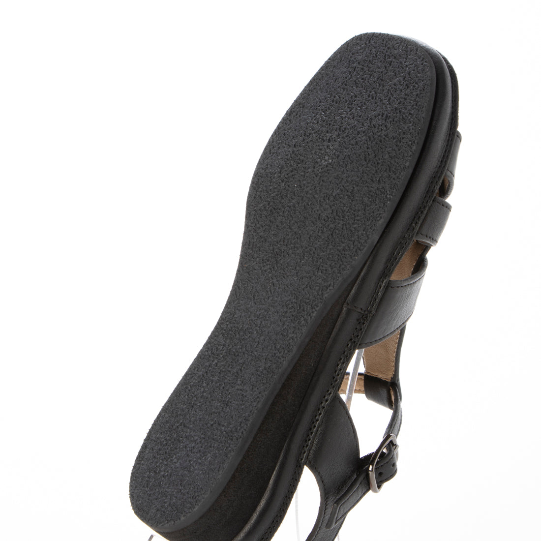 ホッコ HOCCO クロスベルトデザイン レザーサンダル （BLK） BLK