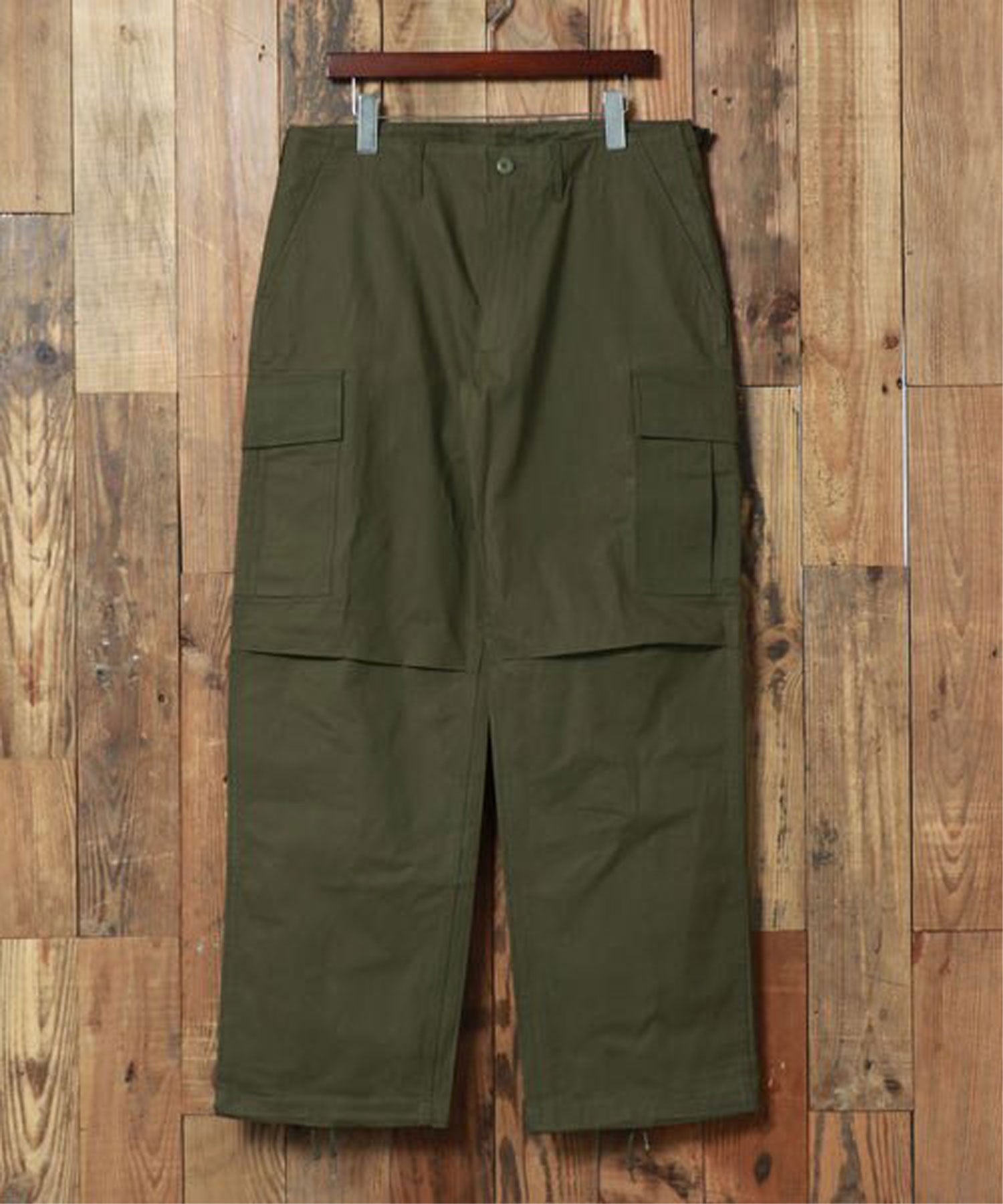 ヒューストン HOUSTON リップストップ BDU カーゴ ＃1883/カーゴパンツ メンズ カジュアル ボトムス アメカジ ゆったり ワイド ミリタリー （オリーブ） オリーブ