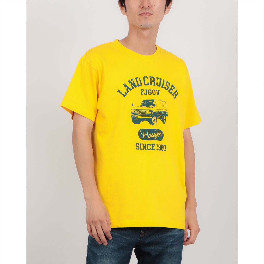 ヒューストン HOUSTON TOYOTA プリントTシャツ（ランドクルーザー） （YE） YE