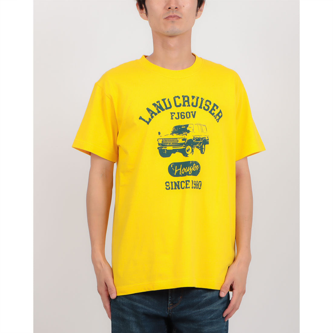 ヒューストン HOUSTON TOYOTA プリントTシャツ（ランドクルーザー） （YE） YE
