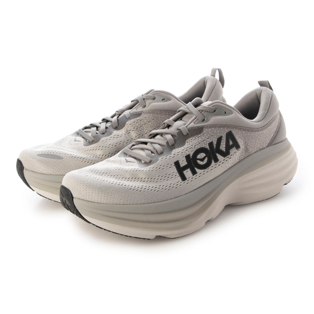 ホカ HOKA BONDI 8 WIDE,SHARKSKIN/HARBOR