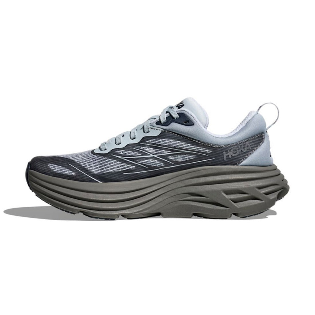 ホカ HOKA ステルス/テック ボンダイ 8 ケージド（STEALTH/TECH BONDI 8 CAGED） （ウォッシュド ブルー / ミネラル ブルー） ウォッシュド ブルー / ミネラル ブルー