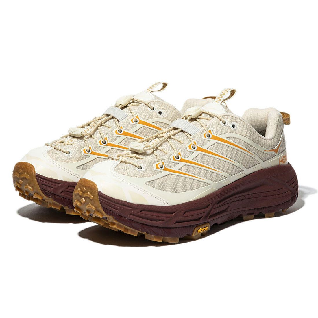 ホカ HOKA HOKA U MAFATE THREE2（ホカ マファテスリー2） （VANILLA / VARSITY BURGUNDY） VANILLA / VARSITY BURGUNDY