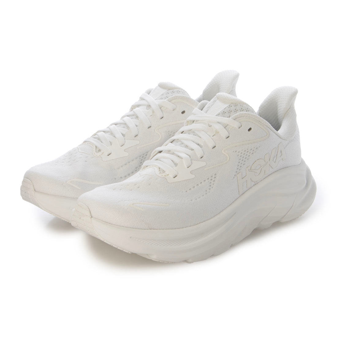 ホカ HOKA HOKA - WMNS CLIFTON 10 【1162031-WWH】 （WHITE/WHITE） WHITE/WHITE