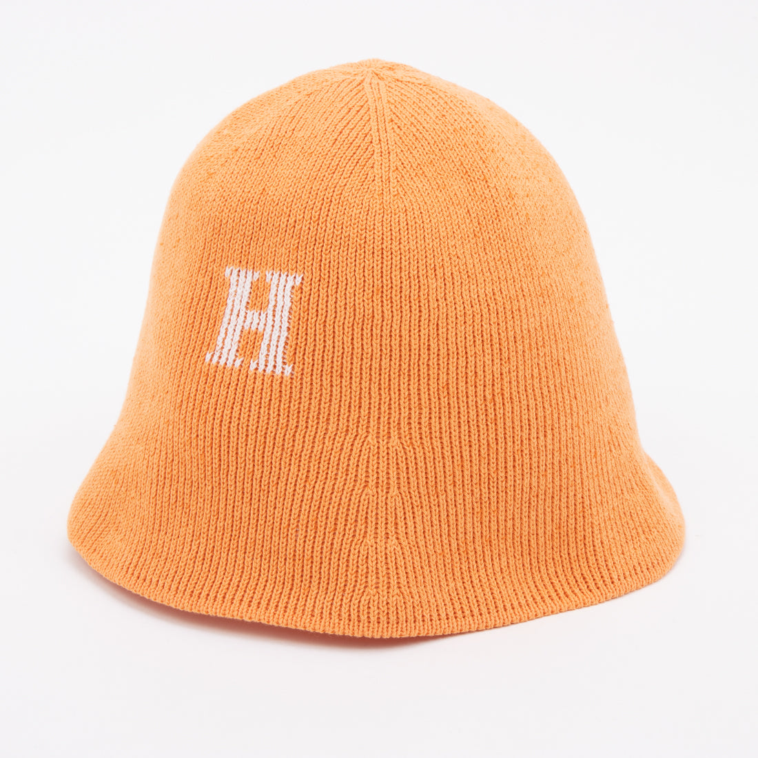 ホームゲーム HOMEGAME HOMEGAME - H LOGO COTTON KNIT HAT Lt.ORANGE【HG241415】 （LT.ORANGE） LT.ORANGE