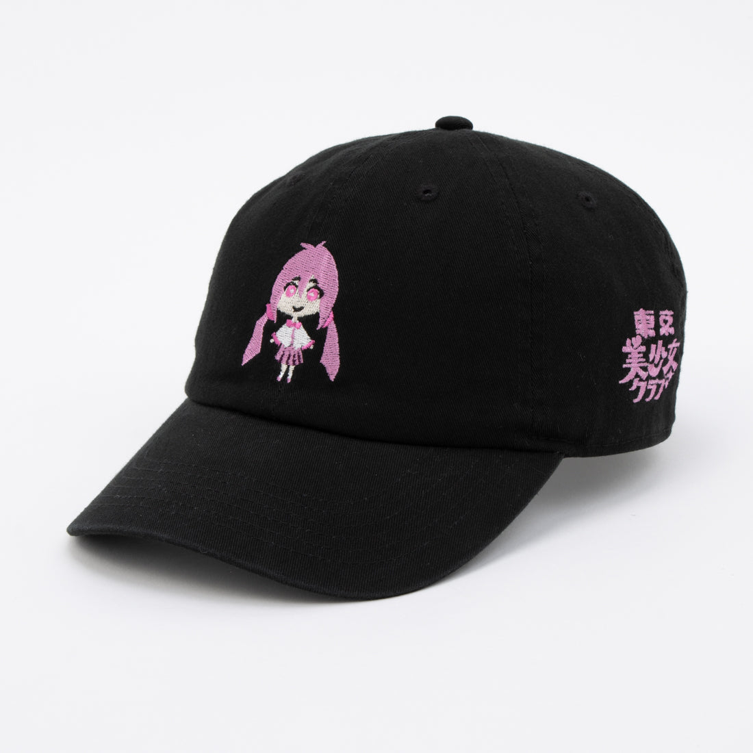 ホームゲーム HOMEGAME HOMEGAME -東京美少女クラブ(桃) CAP【HG241431】 （ブラック） ブラック