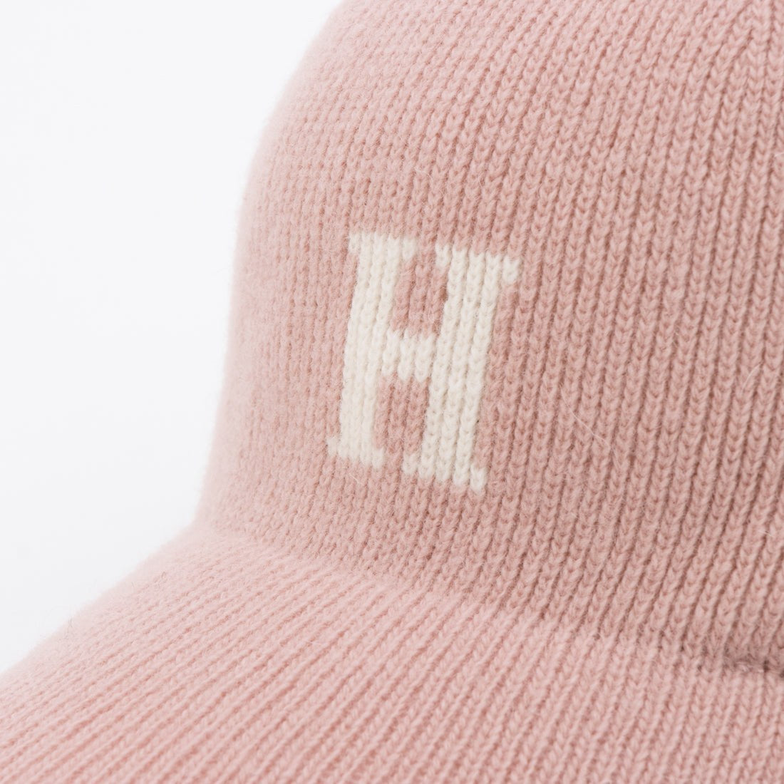 ホームゲーム HOMEGAME HOMEGAME - H LOGO KNIT Baseball Cap PINK （PINK） PINK