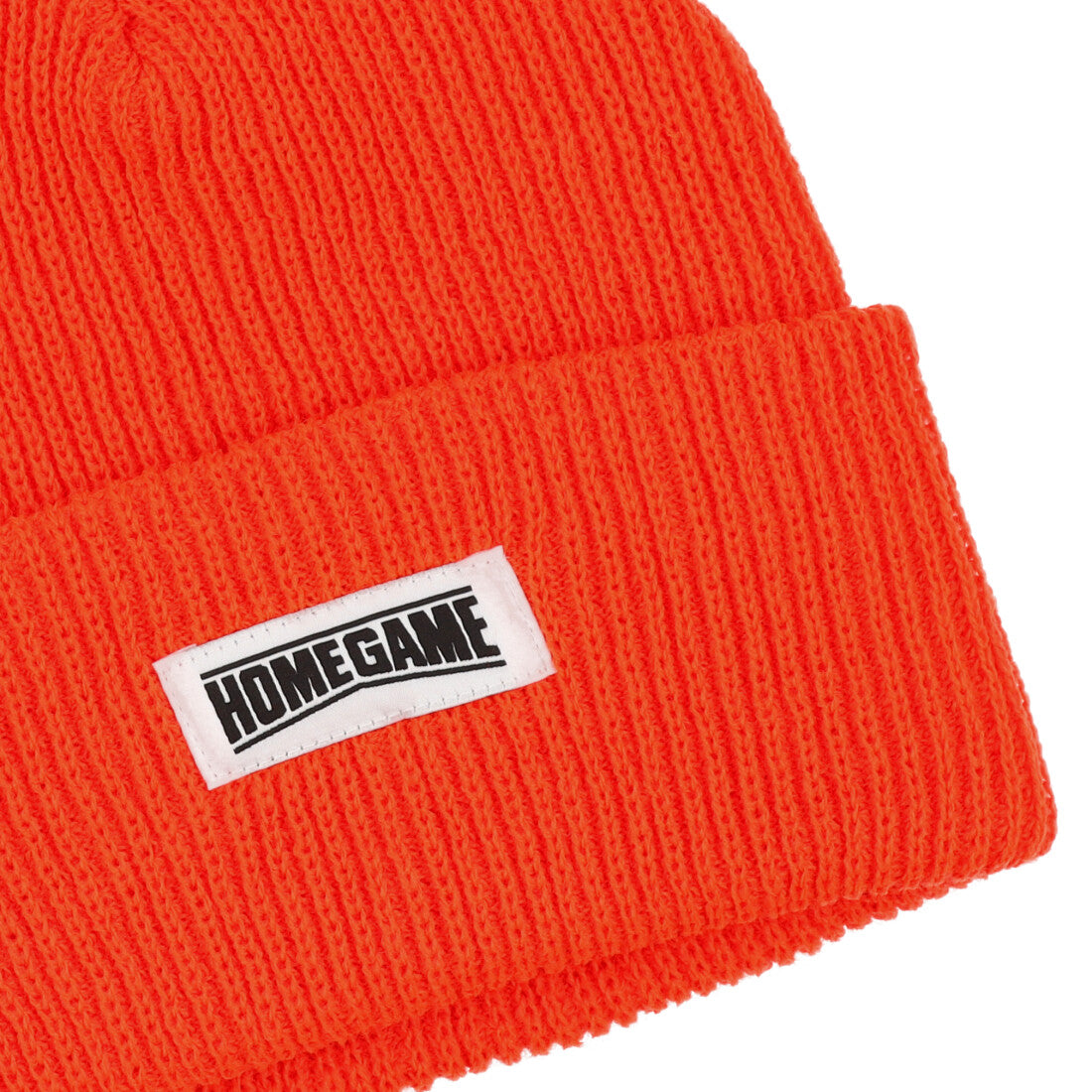 ホームゲーム HOMEGAME HOMEGAME - LONG BEANIE SAFTY ORANGE【HG241402】 （SAFETY ORANGE） SAFETY ORANGE