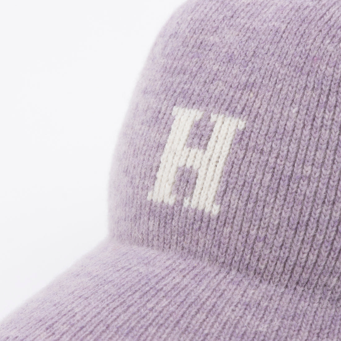 ホームゲーム HOMEGAME HOMEGAME - H LOGO KNIT Baseball Cap PURPLE （PURPLE） PURPLE