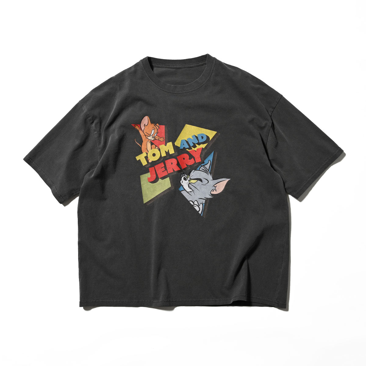 ホームゲーム HOMEGAME TOM and JERRY - VINTAGE TEE SUMI BLACK 【WNTJ-ST02】 （ブラック） ブラック