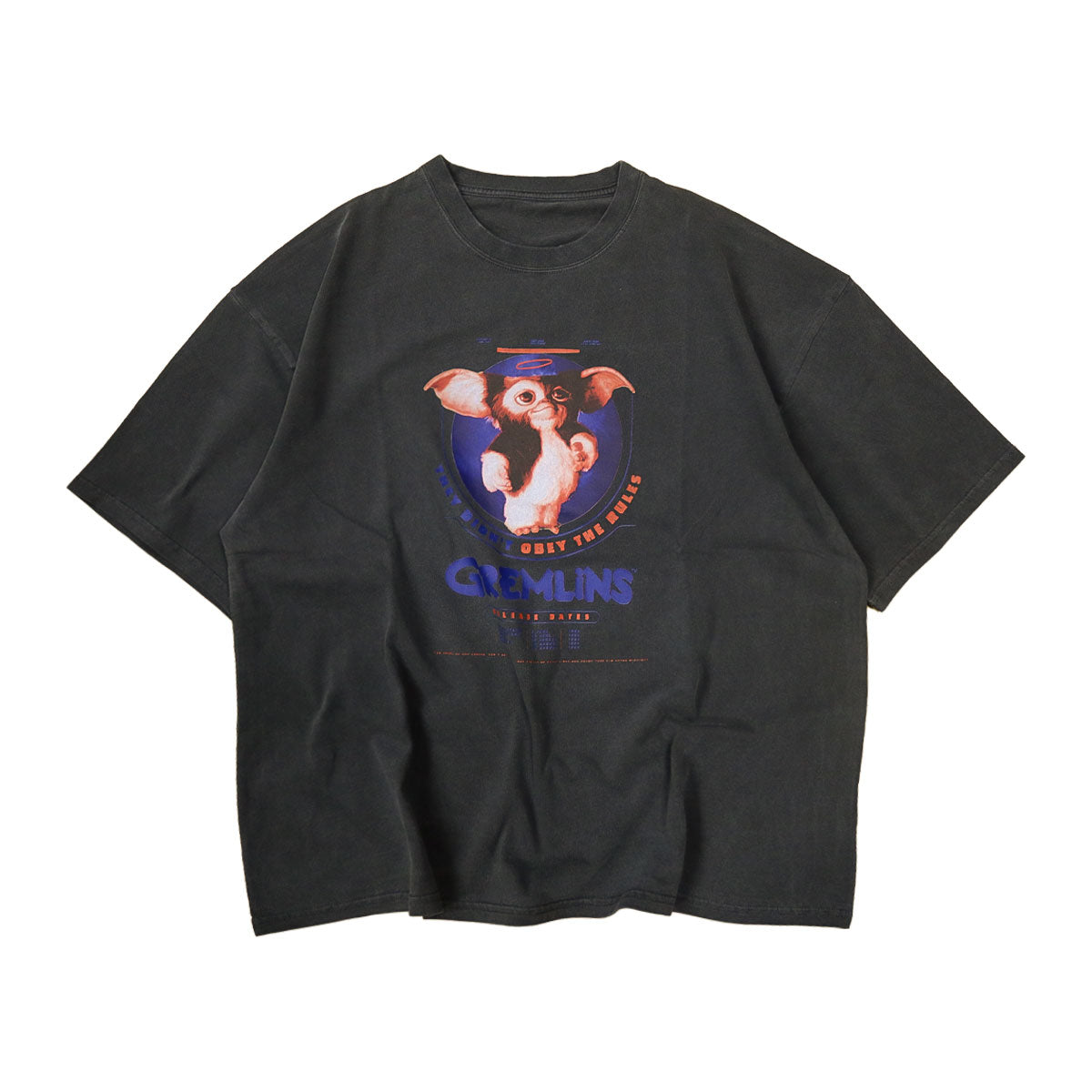 ホームゲーム HOMEGAME GREMLINS - VINTAGE TEE SUMI BLACK 【WNGL-ST02】 （ブラック） ブラック