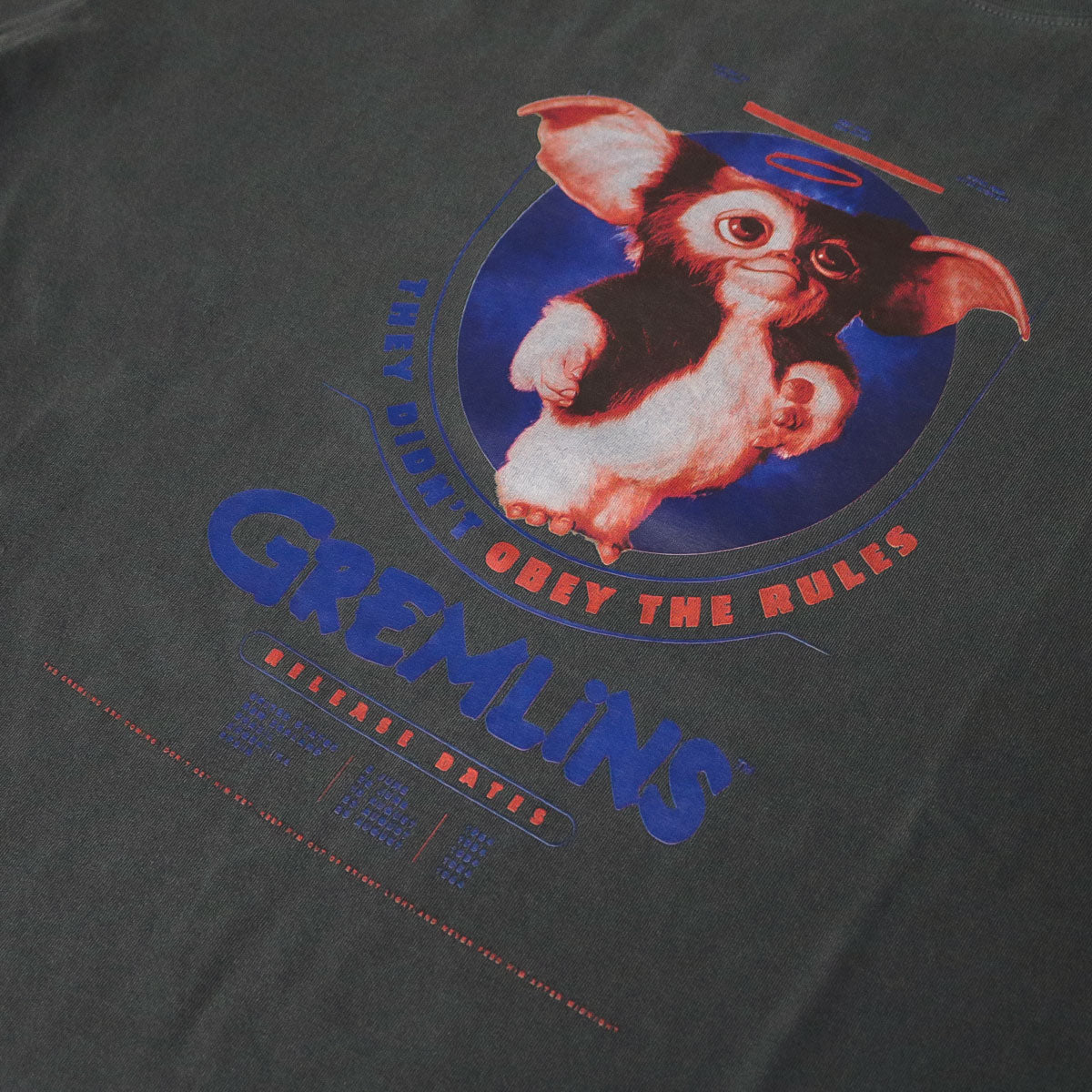 ホームゲーム HOMEGAME GREMLINS - VINTAGE TEE SUMI BLACK 【WNGL-ST02】 （ブラック） ブラック