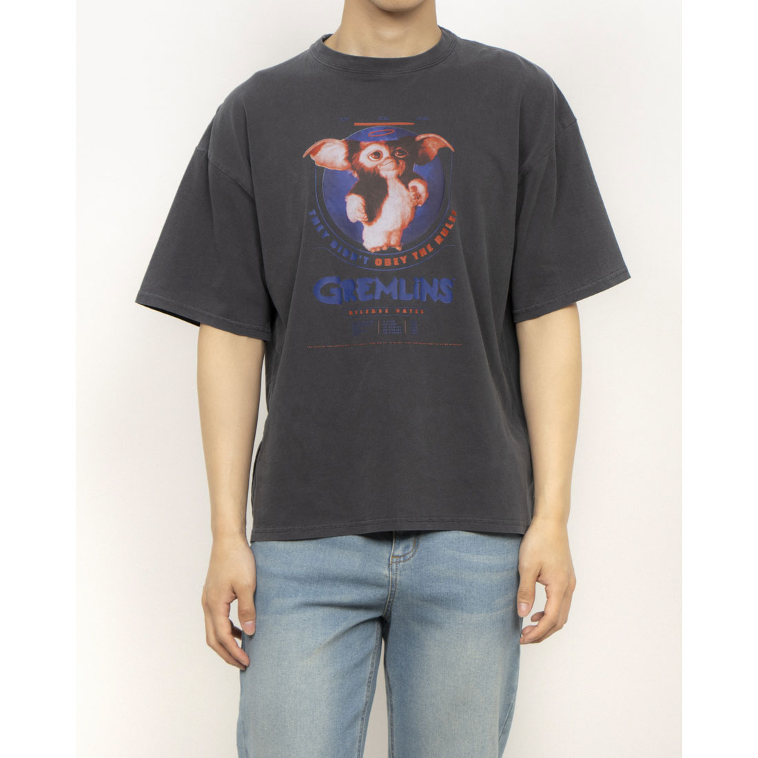 ホームゲーム HOMEGAME GREMLINS - VINTAGE TEE SUMI BLACK 【WNGL-ST02】 （ブラック） ブラック