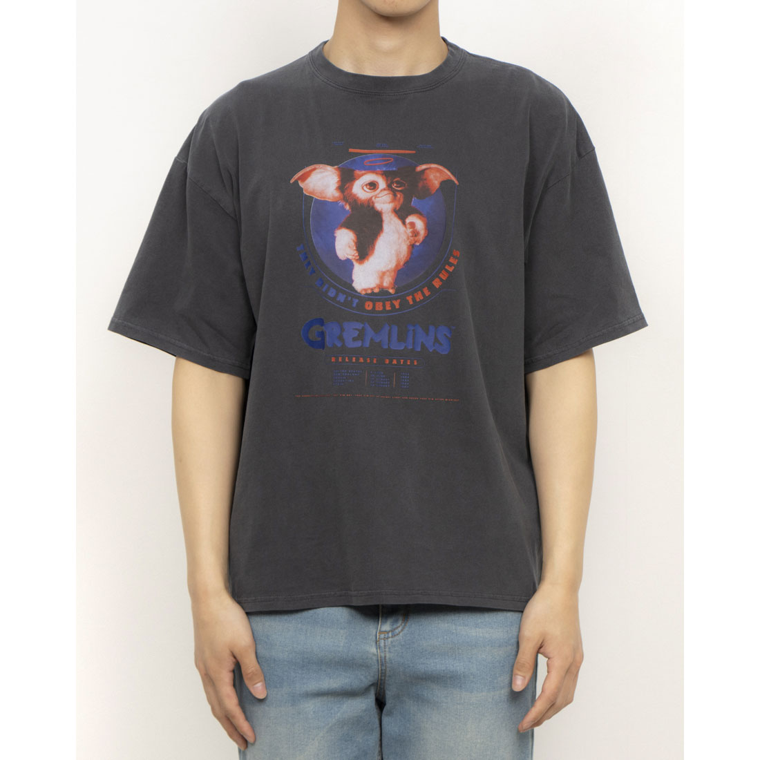ホームゲーム HOMEGAME GREMLINS - VINTAGE TEE SUMI BLACK 【WNGL-ST02】 （ブラック） ブラック