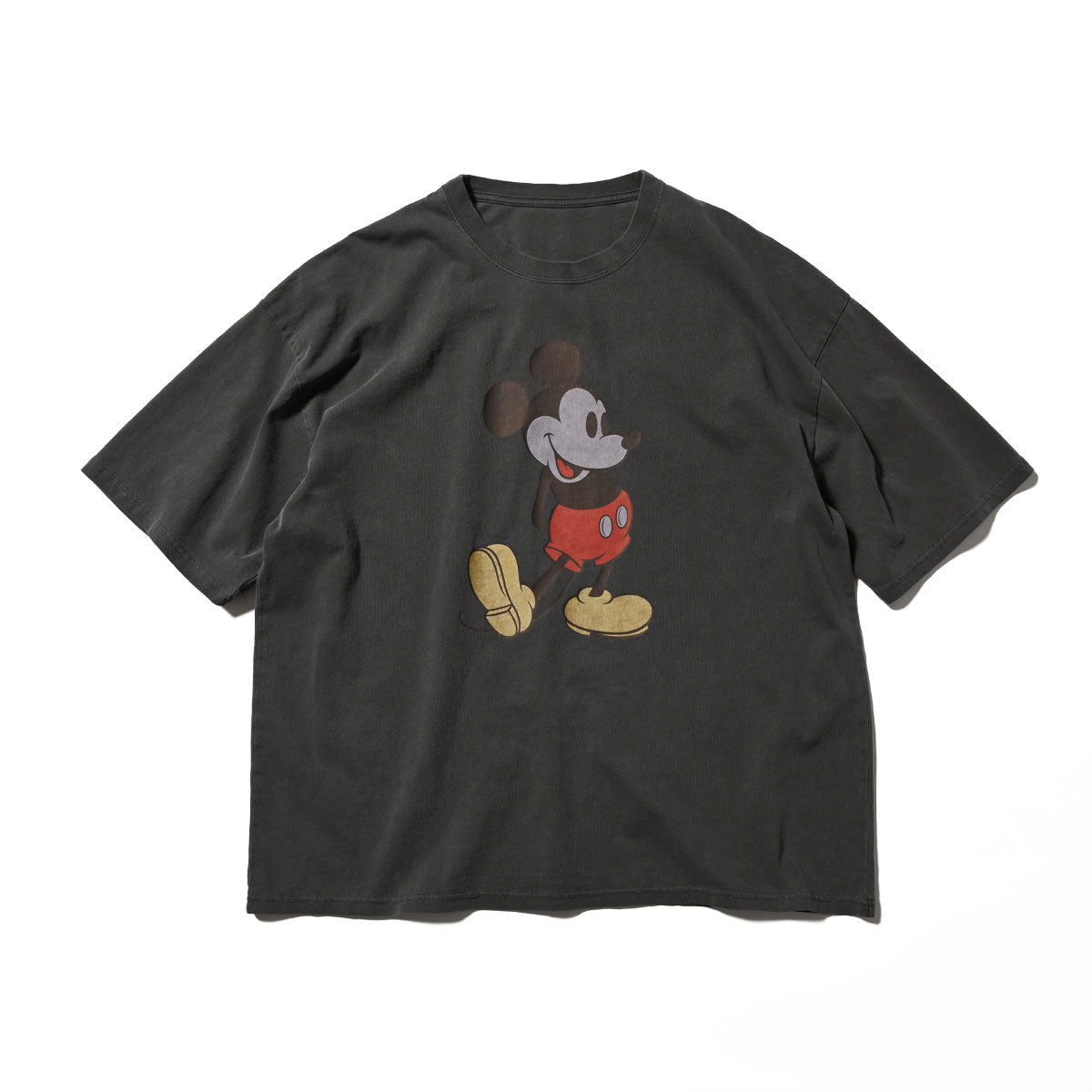 ホームゲーム HOMEGAME MICKEY - VINTAGE TEE SUMI BLACK 【DMK-ST67】 （ブラック） ブラック
