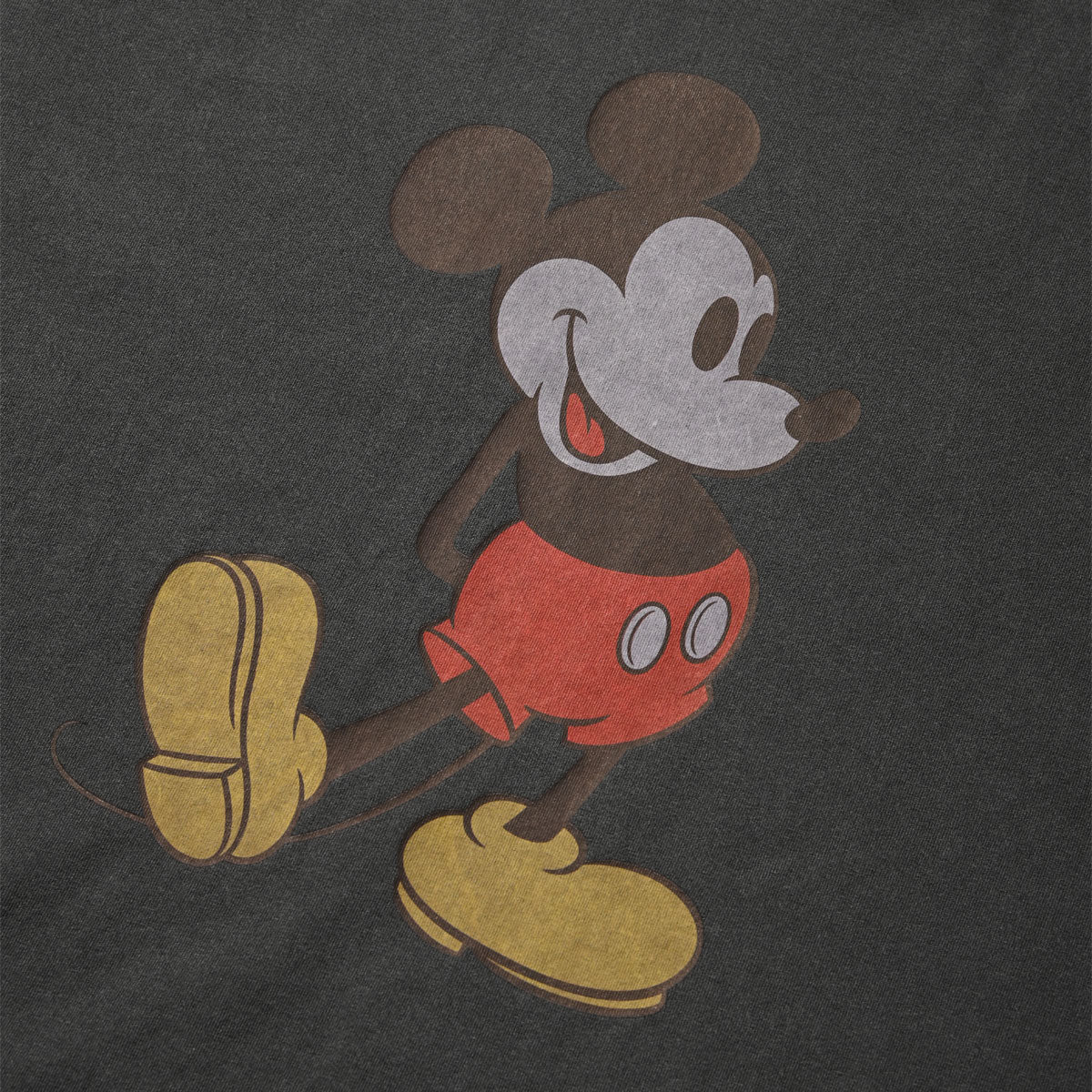 ホームゲーム HOMEGAME MICKEY - VINTAGE TEE SUMI BLACK 【DMK-ST67】 （ブラック） ブラック