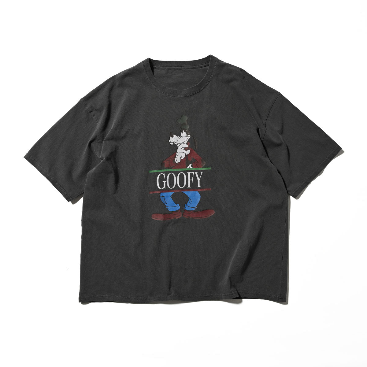 ホームゲーム HOMEGAME GOOFY - VINTAGE TEE SUMI BLACK 【DSC-ST03】 （ブラック） ブラック