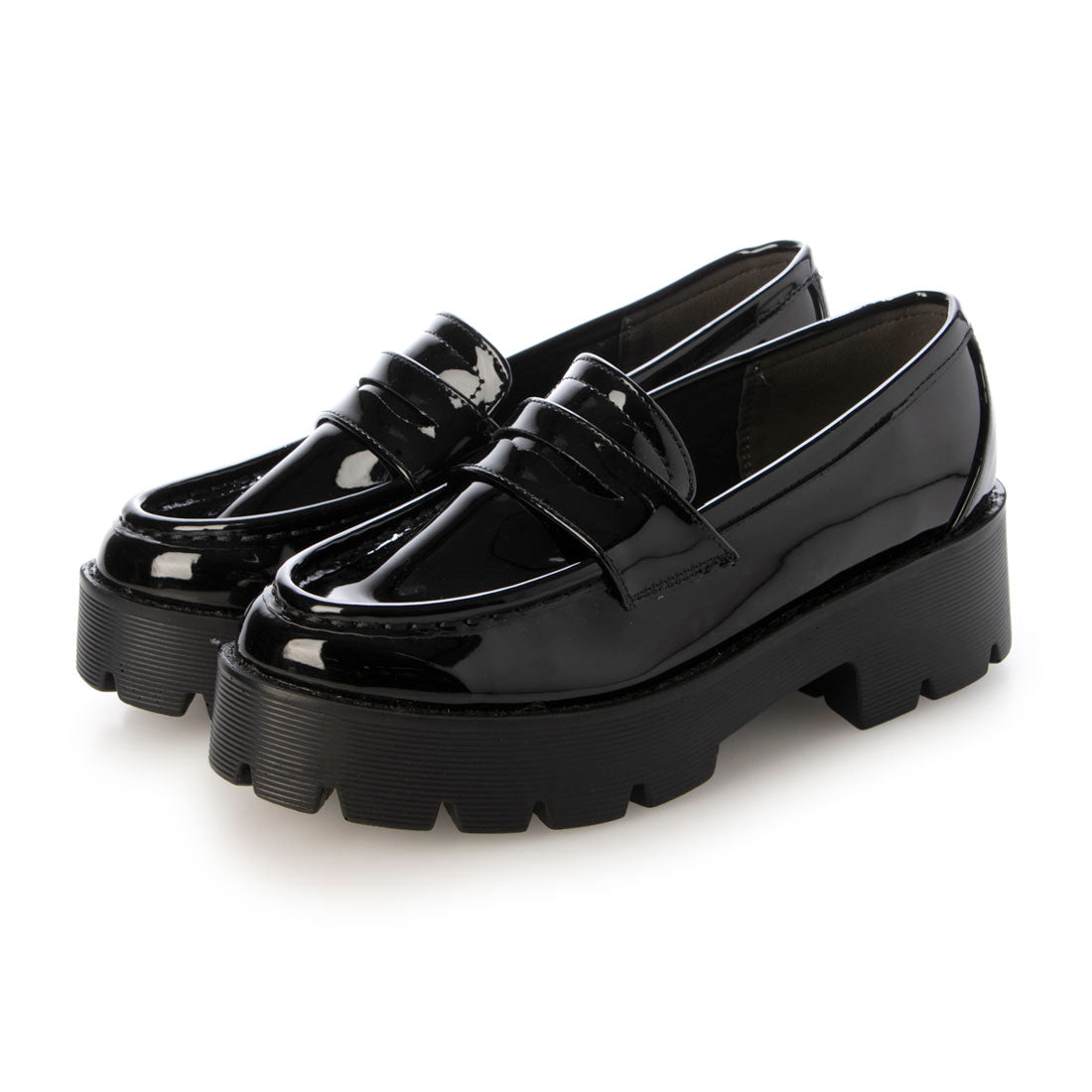 ホ 歩 タンクソールローファー （BLK/E） BLK/E