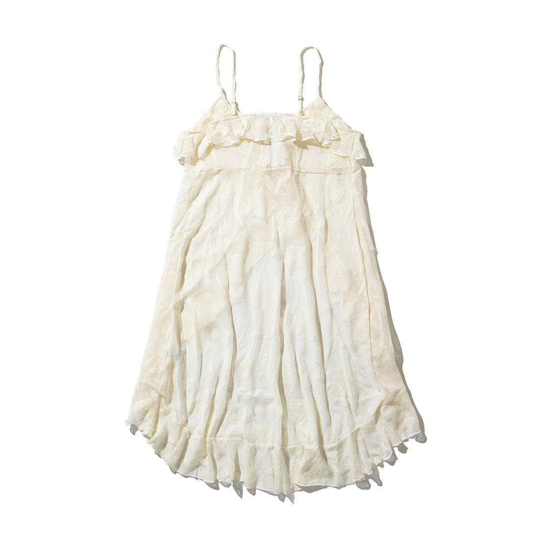 アナスイエヌワイシー ANNA SUI NYC ラッフルシフォンキャミソール（RUFFLED CHIFFON CAMISOLE） （WHITE） WHITE
