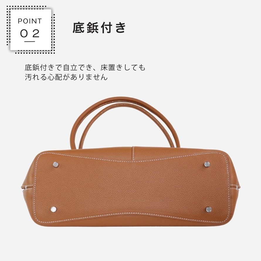 エイチエス HS 【本革】 2WAYトートバッグ （ブルー） ブルー