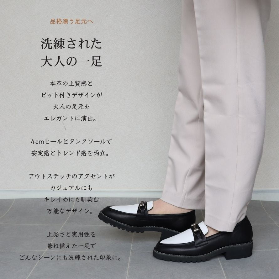 エイチエス HS 本革ローファー （ダークブラウン） ダークブラウン
