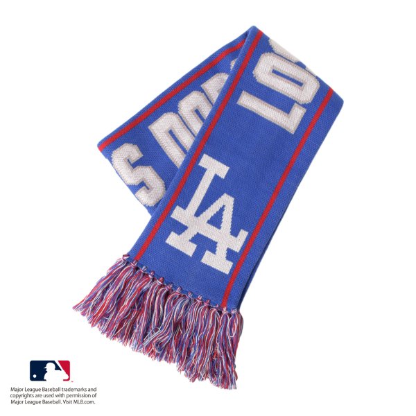 グラソス GLAZOS 【大人向けサイズあり】【MLB】チームロゴマフラー （ブルー） ブルー