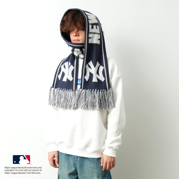 グラソス GLAZOS 【大人向けサイズあり】【MLB】チームロゴマフラー （ブルー） ブルー