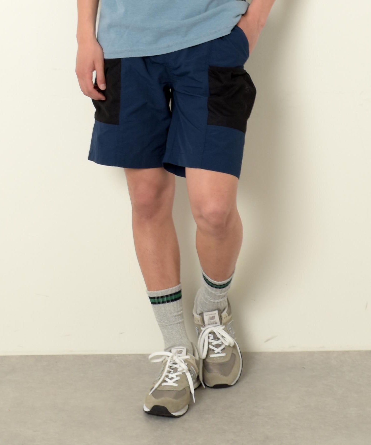 グラソス GLAZOS 【撥水】ナイロンワッシャー・ギアショートパンツ