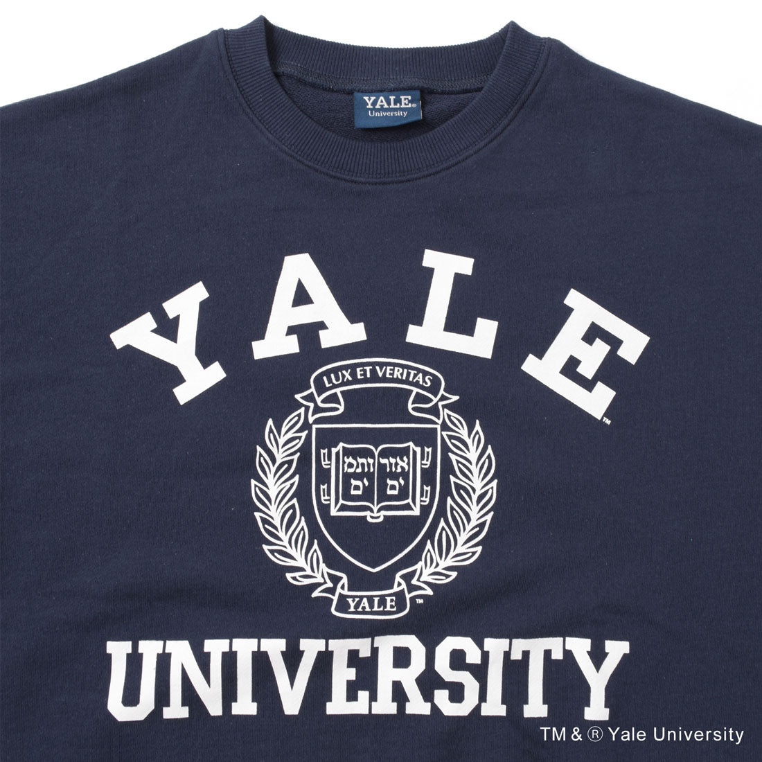 グラソス GLAZOS 【YALE】フロントエンブレムロゴプリントトレーナー