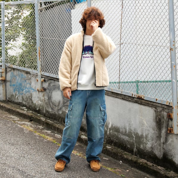 グラソス GLAZOS 【撥水】ナイロン・ボアインナー付き3WAYコート （ベージュ） ベージュ