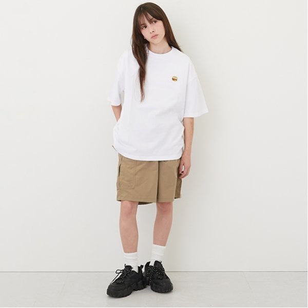 グラソス GLAZOS 【Easycare】ポリストレッチ・カーゴショーツ （コン） コン