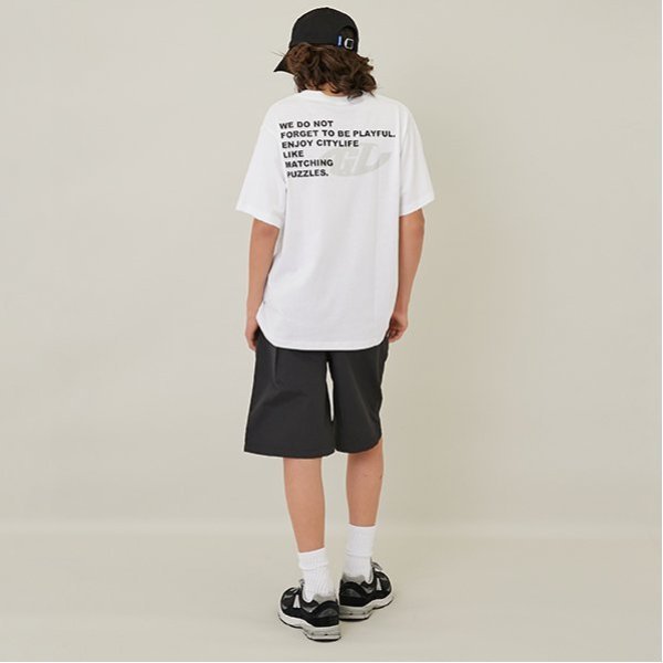 グラソス GLAZOS 【大人向けサイズあり】【撥水】ナイロンワッシャーベイカーハーフパンツ （クロ） クロ