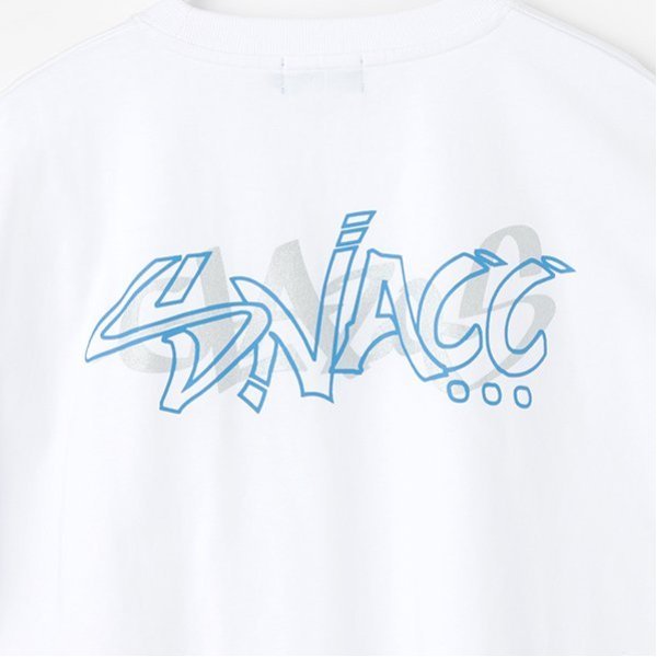 グラソス GLAZOS 【大人向けサイズあり】【ヘビーウェイト天竺】グラフィティロゴプリントTシャツ （紺） 紺