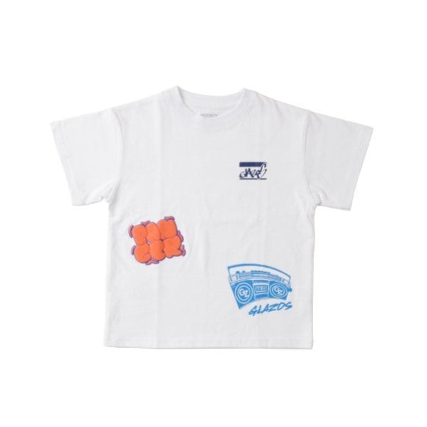 グラソス GLAZOS 【SKIT0LY】【ヘビーウェイト天竺】ランダムプリントTシャツ （コン） コン