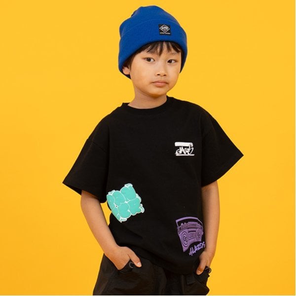 グラソス GLAZOS 【SKIT0LY】【ヘビーウェイト天竺】ランダムプリントTシャツ （コン） コン